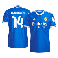 TCHOUAMENI #14 Real Madrid Kolmas vierasjoukkueen aito jalkapallopaita 2025/26