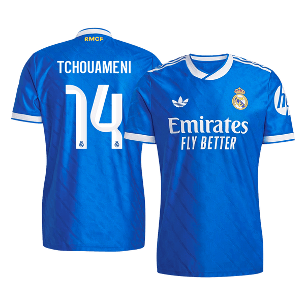 TCHOUAMENI #14 Real Madrid Kolmas vierasjoukkueen aito jalkapallopaita 2025/26