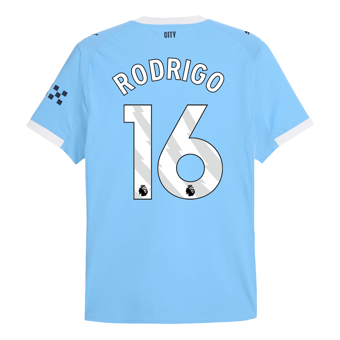 RODRIGO #16 Manchester City Hjemmespillerversjon Trøye 2025/26
