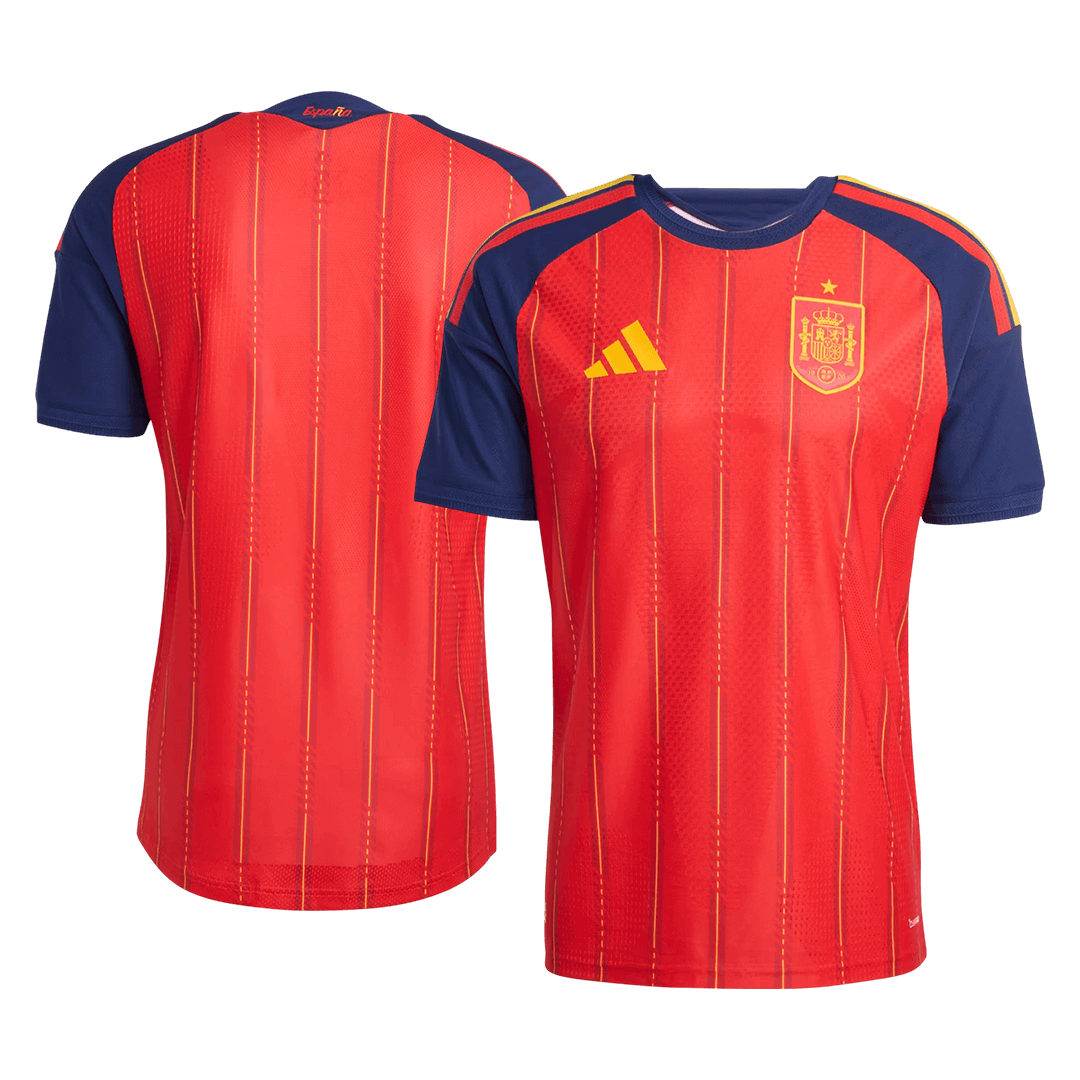Spania hjemmespillerversjon Jersey World Cup 2026