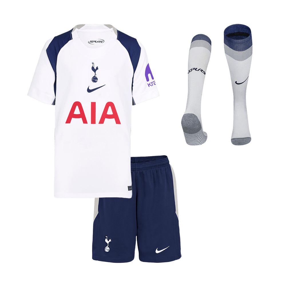 Tottenham Hotspur Hjemme fotballdrakter for barn komplett sett 2025/26