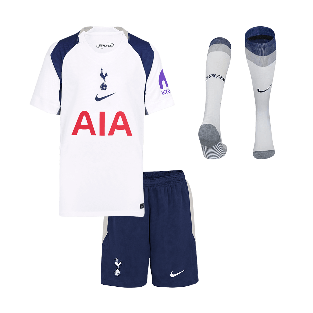 Tottenham Hotspur Hjemme fotballdrakter for barn komplett sett 2025/26