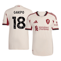 Autentisk fotballdrakt GAKPO #18 Liverpool Borte 2025/26