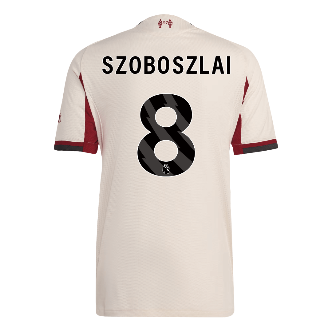 SZOBOSZLAI #8 Liverpool Autentisk Fotballdrakt Borte 2025/26