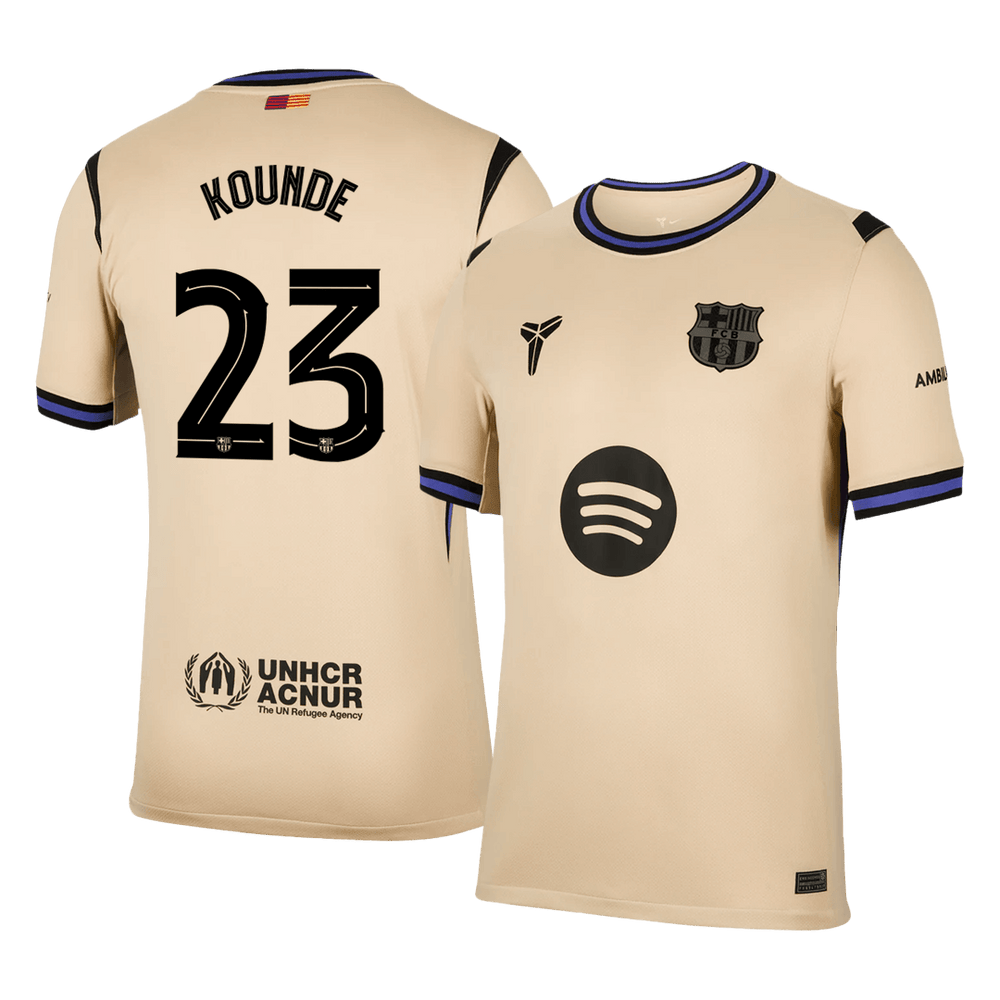 KOUNDE #23 Barcelona Bortefotballdrakt 2025/26 -UCL