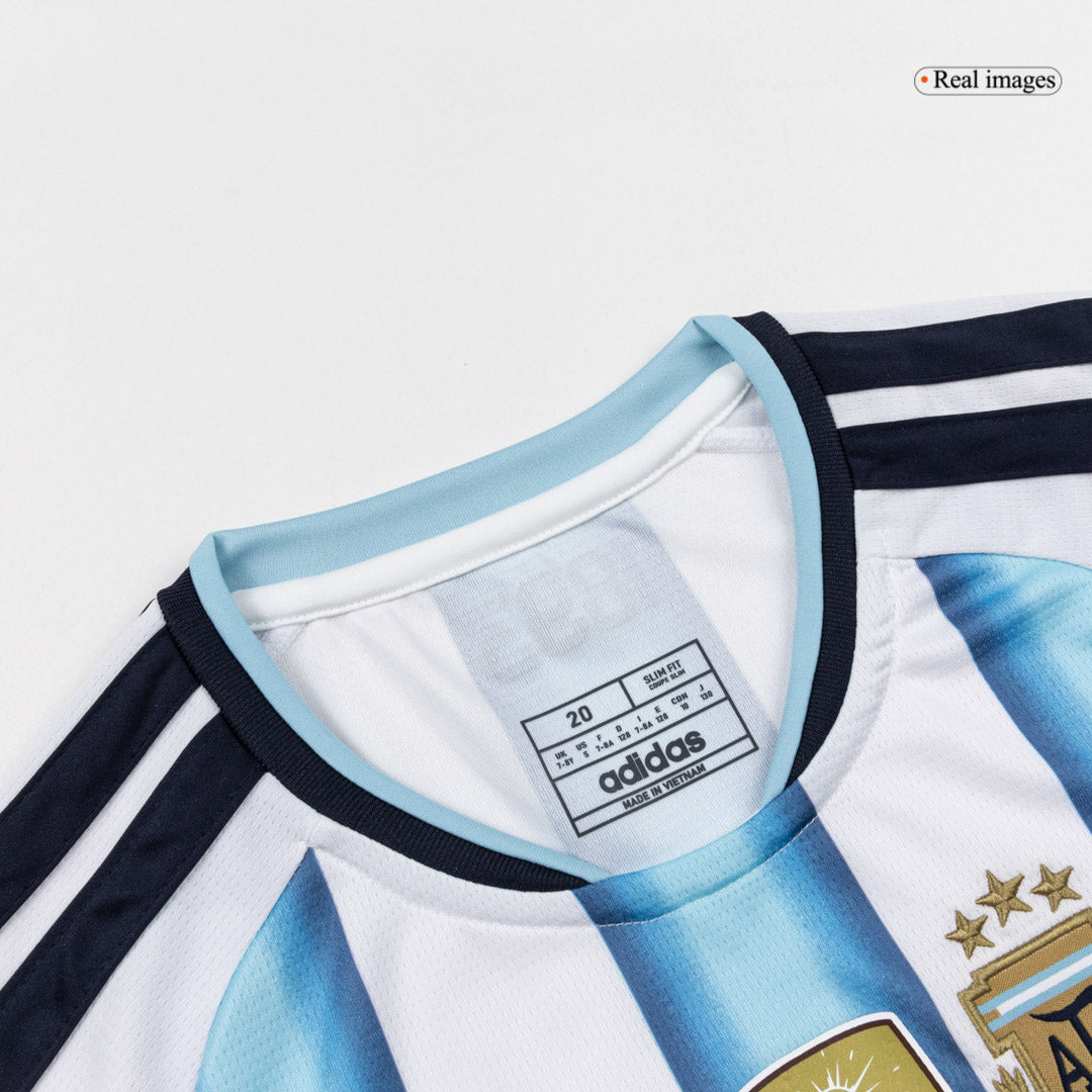 J. ALVAREZ #9 Argentina hjemme-VM fotballdrakter for barn 2026