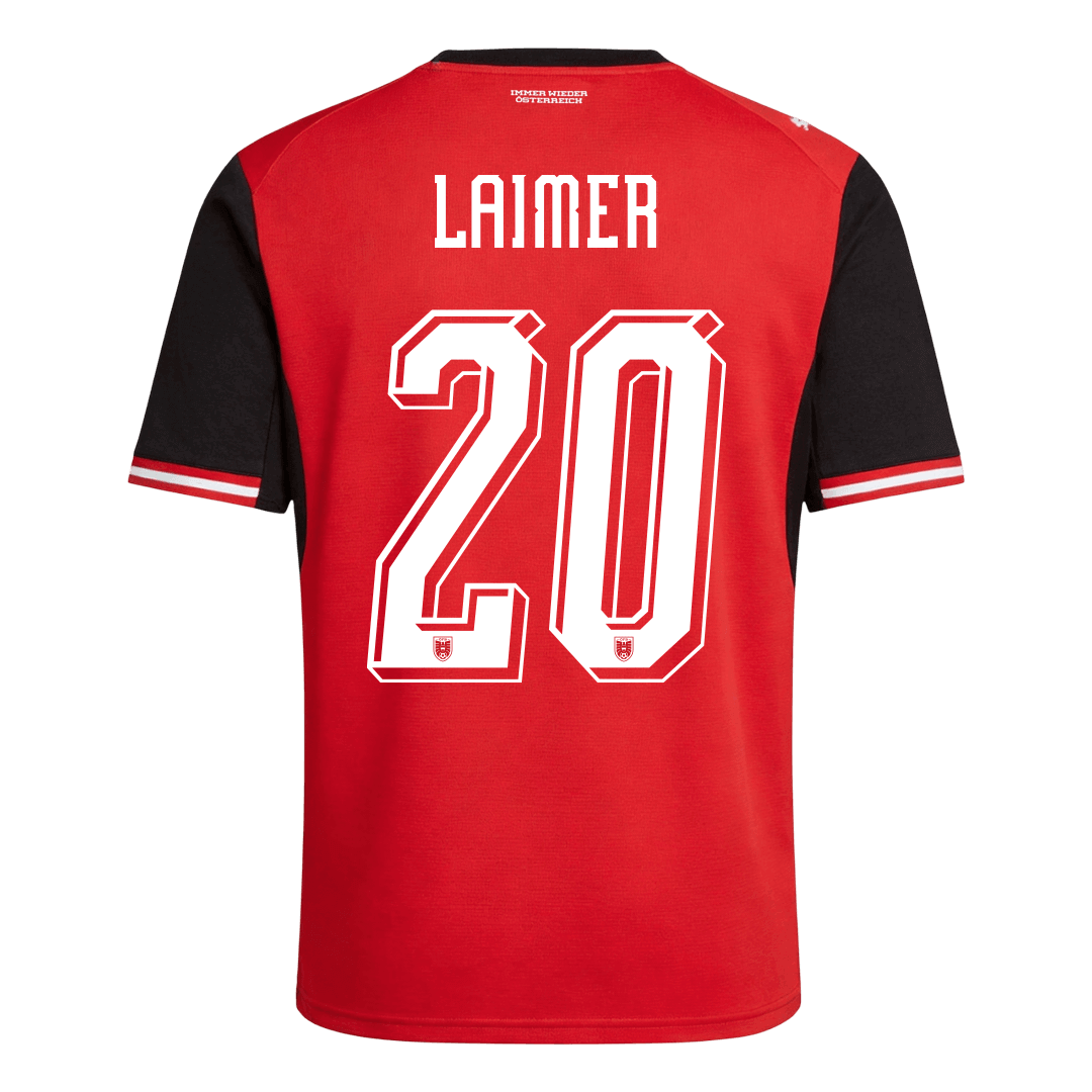 LAIMER#20 Østerrike Hjemmefotballdrakt VM 2026 Rød